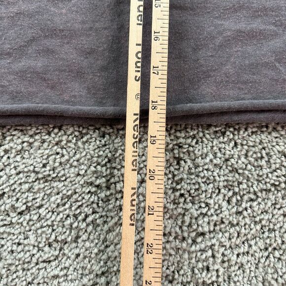 Harry Potter Shirt Mens Medium Brown Gray Cropped Golden Snitch Acid Wash - Picture 7 of 9